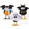 Plush Ghost Bird Figurine Doll Animal Bird Doll Model Decoration  DIY Pendant