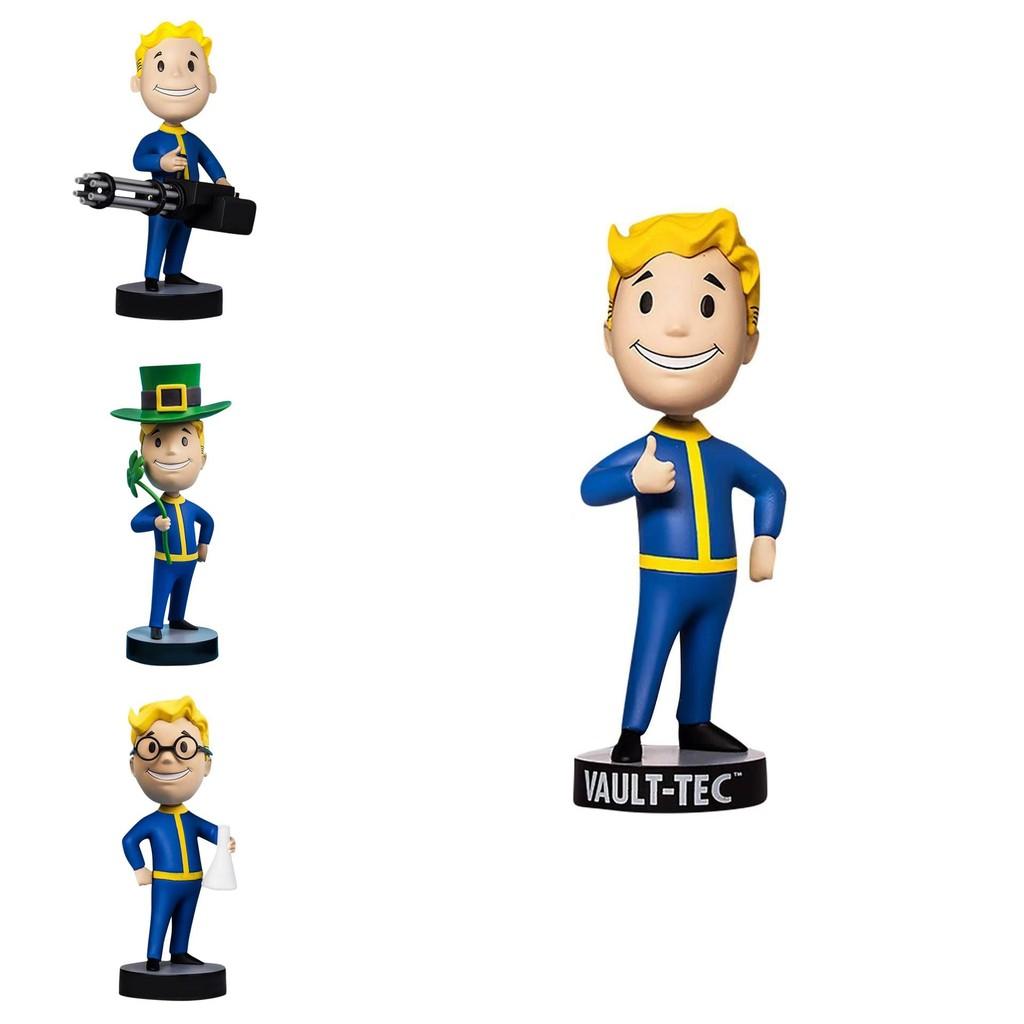 Fallout Vault Boy Resin Art Office Decor With Cartoon Style Sculptures For Fans