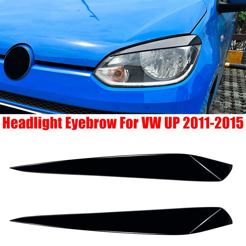 Decorazione Sopracciglio Fari Auto in Plastica ABS Per VW UP 2011 2012 2013 2014 2015 Adesivo Trim Copertura Fari Accessori