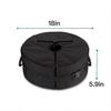 Round Weight Bag for Patio Umbrella Base - Windproof Sandbag with Handle & Large Opening for Beach, Garden Stability_HWE04 2025