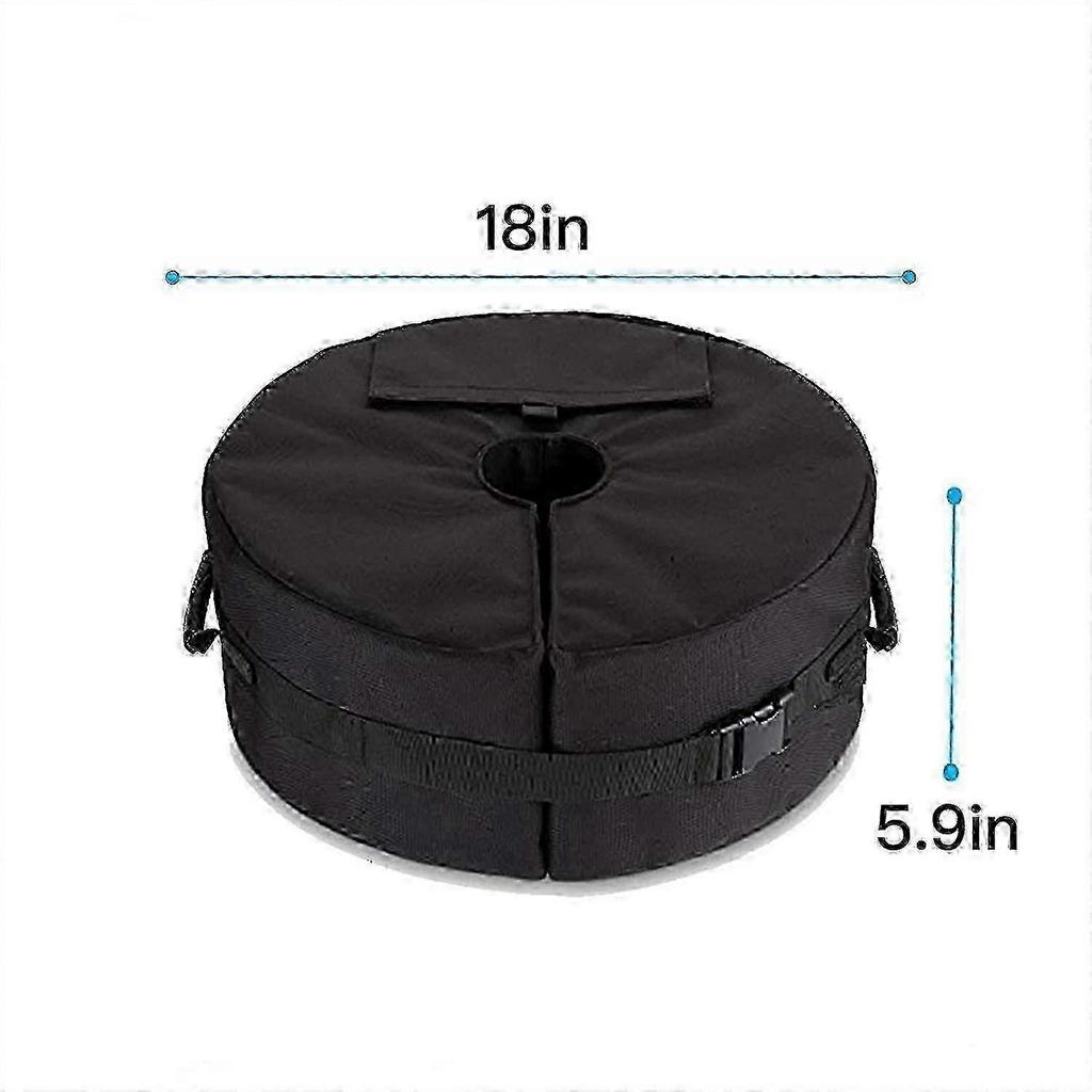 Round Weight Bag for Patio Umbrella Base - Windproof Sandbag with Handle & Large Opening for Beach, Garden Stability_HWE04 2025