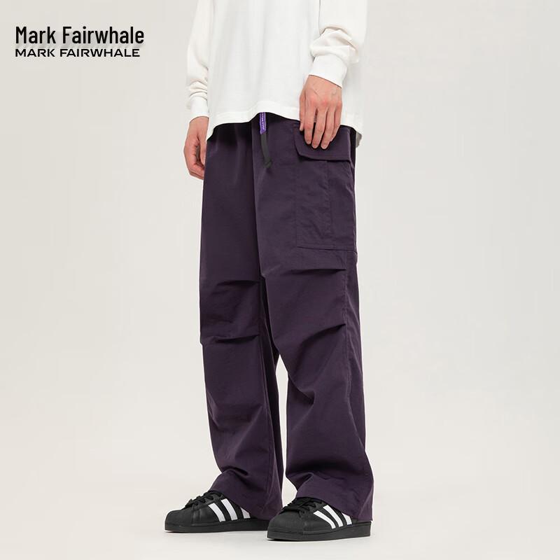 Mark Fairwhale Men's Loose Fit Straight-Leg Parachute Pants