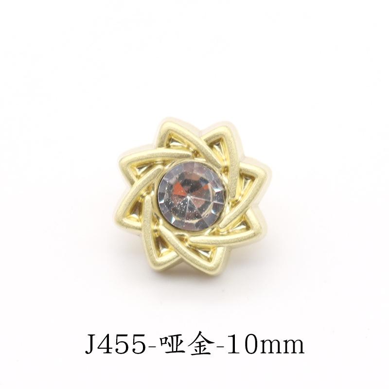 Hochwertige Metallknöpfe, Hochwertige Hemdknöpfe, Kragenknöpfe, Wollstrickjacke, Goldene Glas-Diamantknöpfe