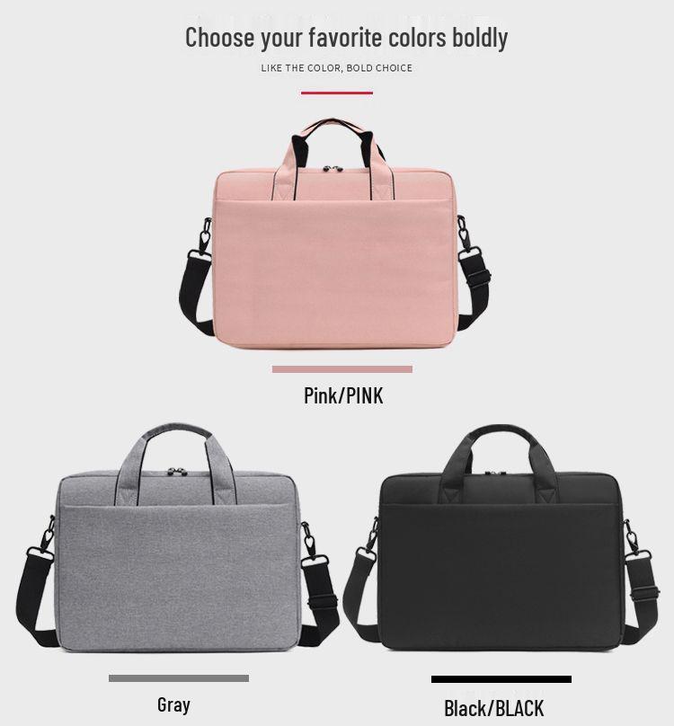 16-Inch Handheld Laptop Bag for Apple, Huawei, Lenovo, Xiaomi, Dell – Airbag Design for Men and Women