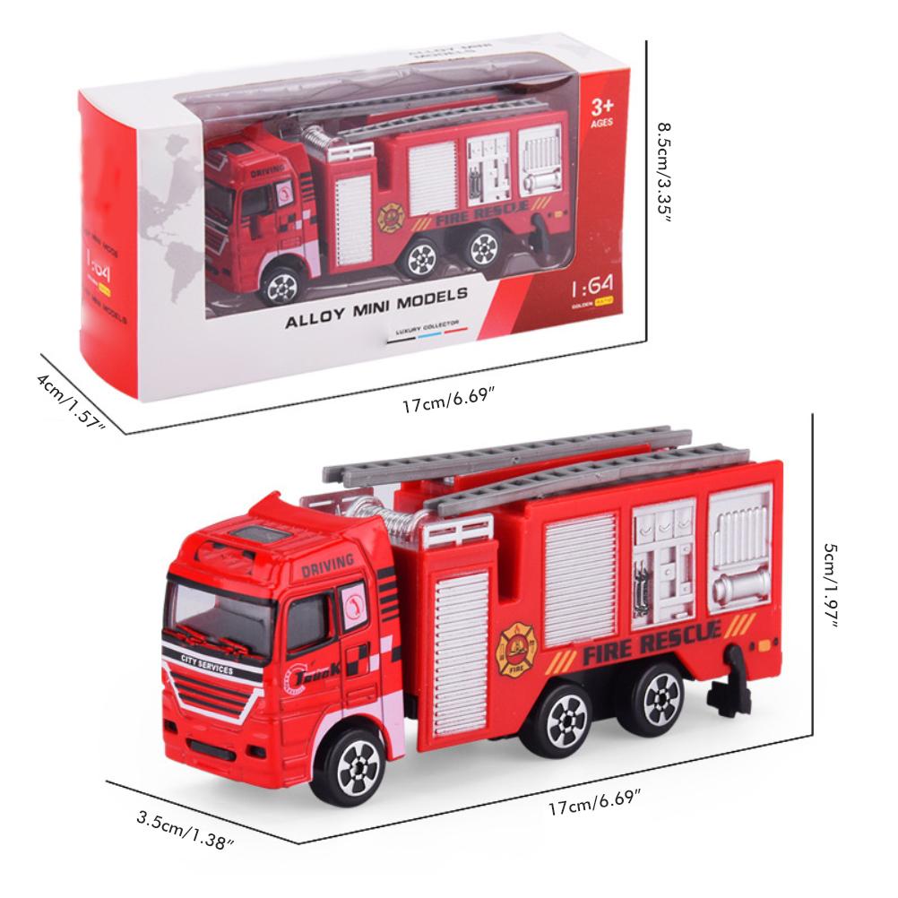 Children Truck Vehicle Inertia Toy Fire Car Boy Toy for Children Educational Toy