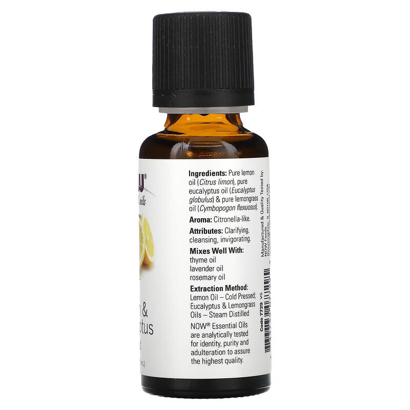 Essential Oils, Lemon & Eucalyptus Blend, 1 fl oz (30 ml)