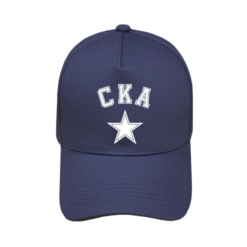 New CKA Russian Hockey Team Baseball Cap Fashion Cool KHL Saint Petersburg SKA Hat Unisex Outdoor Caps MZ089