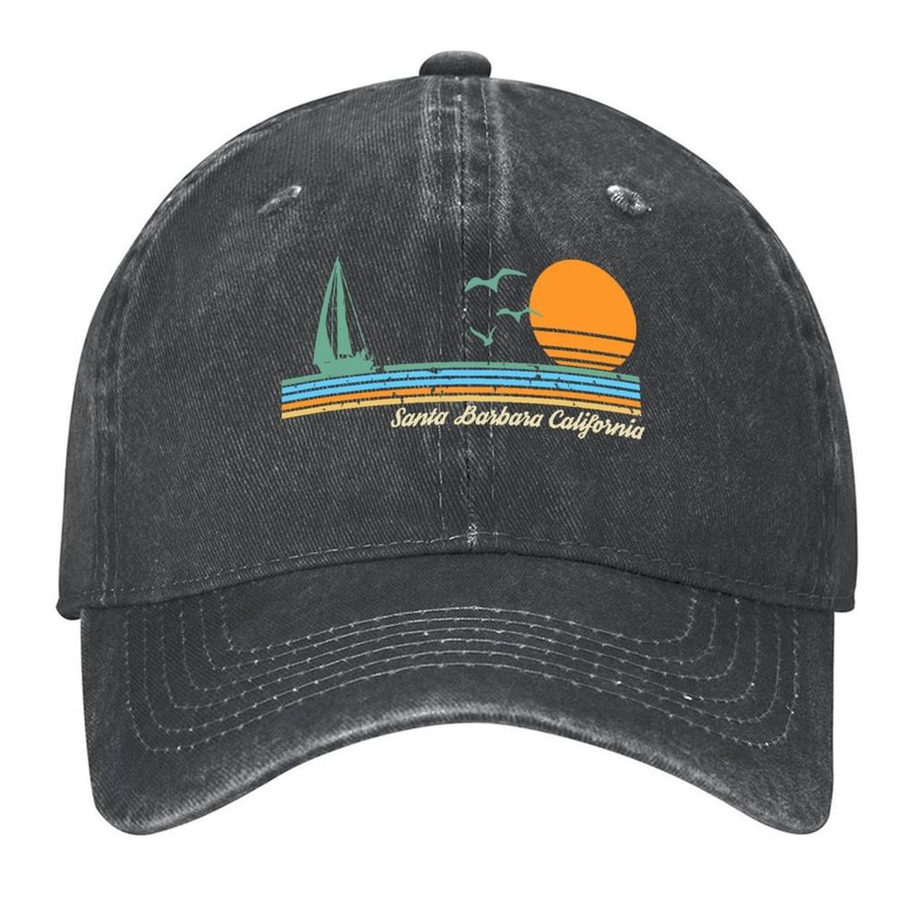 Santa Barbara California Baseball Cap Hat Luxury Brand Beach Outing Luxury Caps New In Hat Caps Women Mens