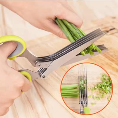 Kitchen Scissors, Stainless Steel, Vegetables, Shallots, Cutters, Herbs, Spices, Cuts, Cooking Tools, Kitchen Accessories