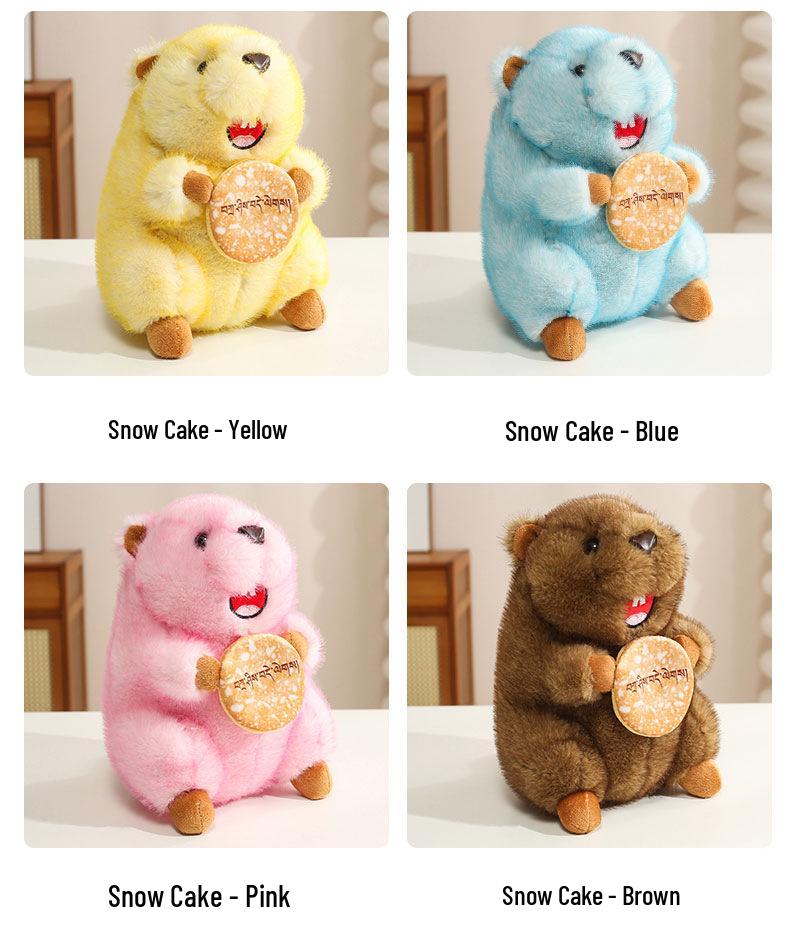 Cross-border Plush Marmot Ququwa Doll - Plateau Groundhog Toy, Children's Birthday Gift
