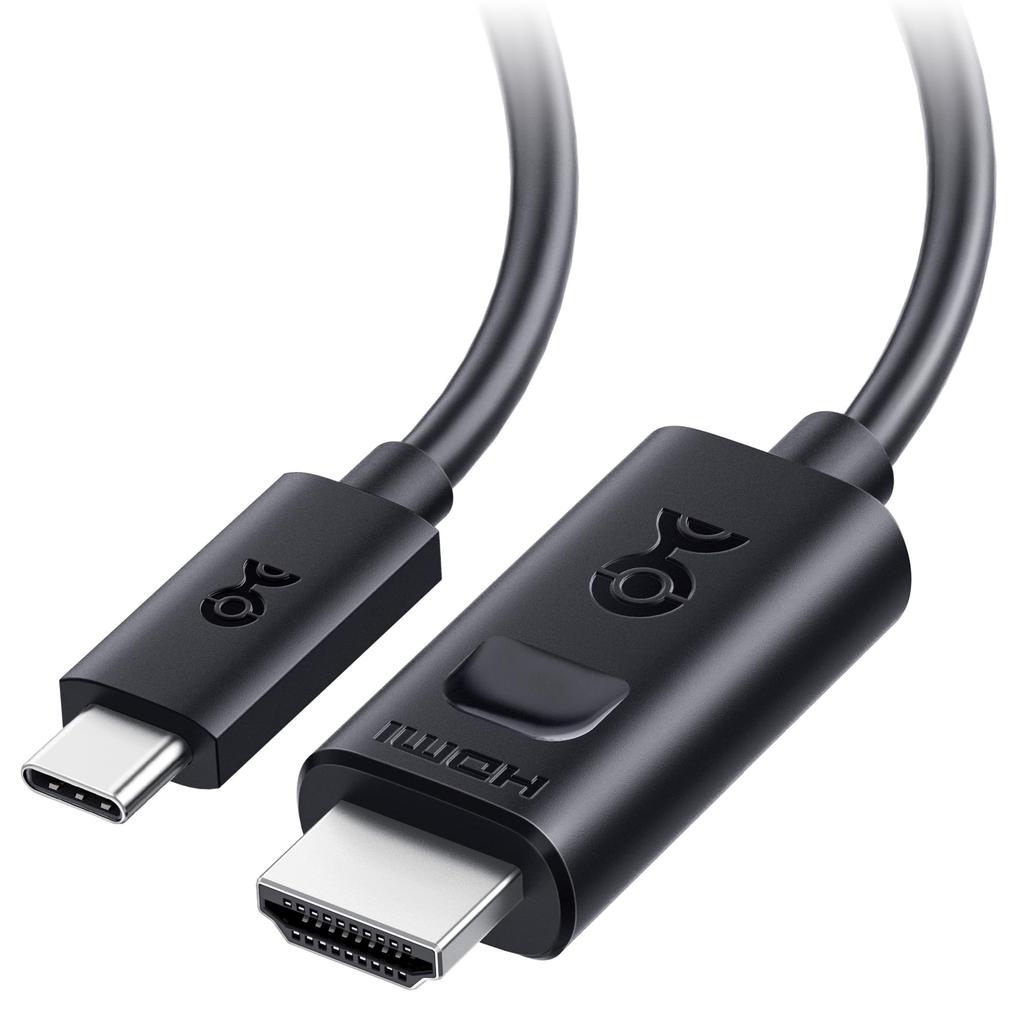 Cable Matters HDMI Cable Supports 4K 240Hz 8K Thunderbolt HDMI Compatible with MacBook Maximum resolution on macOS is 4K 60Hz USB-C 2.1 0.9m, / 60Hz,