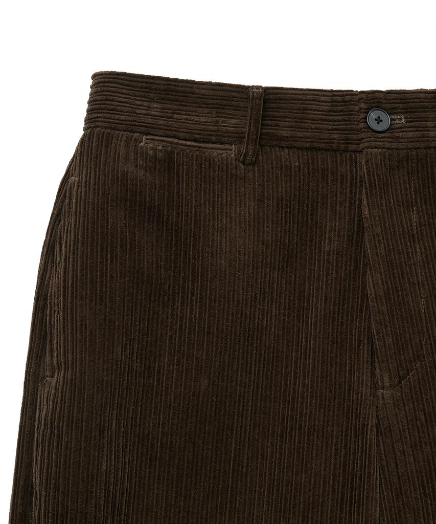 NOIRER Multi-Whale Corduroy Slacks (Brown)
