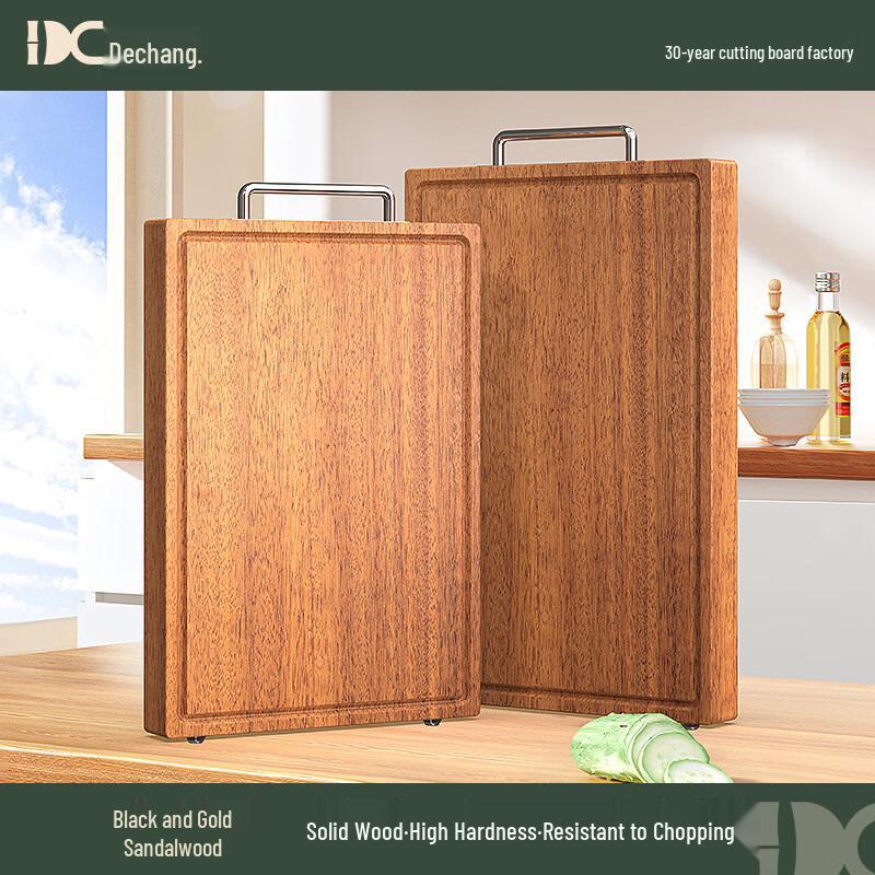 

Dechang Black Gold Ebony Wood Thickened Antibacterial Cutting Board
