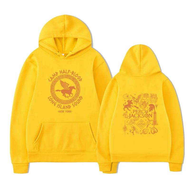 Camp Half Blood Long Island Sound Percy Jackson Hoodie Harajuku Men's Casual Fashion Streetwear