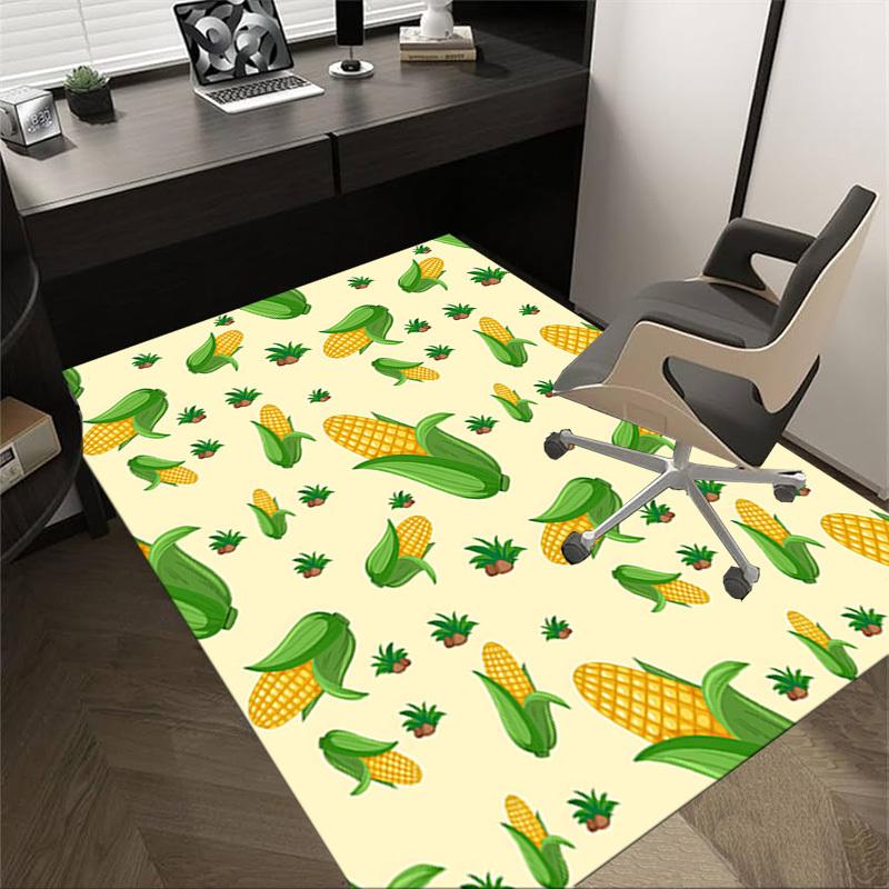 

1PC corn field Non-Slip Floor Carpet Compatible for Office&Living Room&Bedroom&Dining room - Flat-Weave Machine-O334 60cm by 90cm