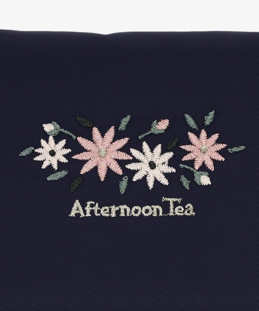 Afternoon Tea Living Beutel Blumenbestickter Mini-Beutel mit Marineblau JQ54, Spiegel,