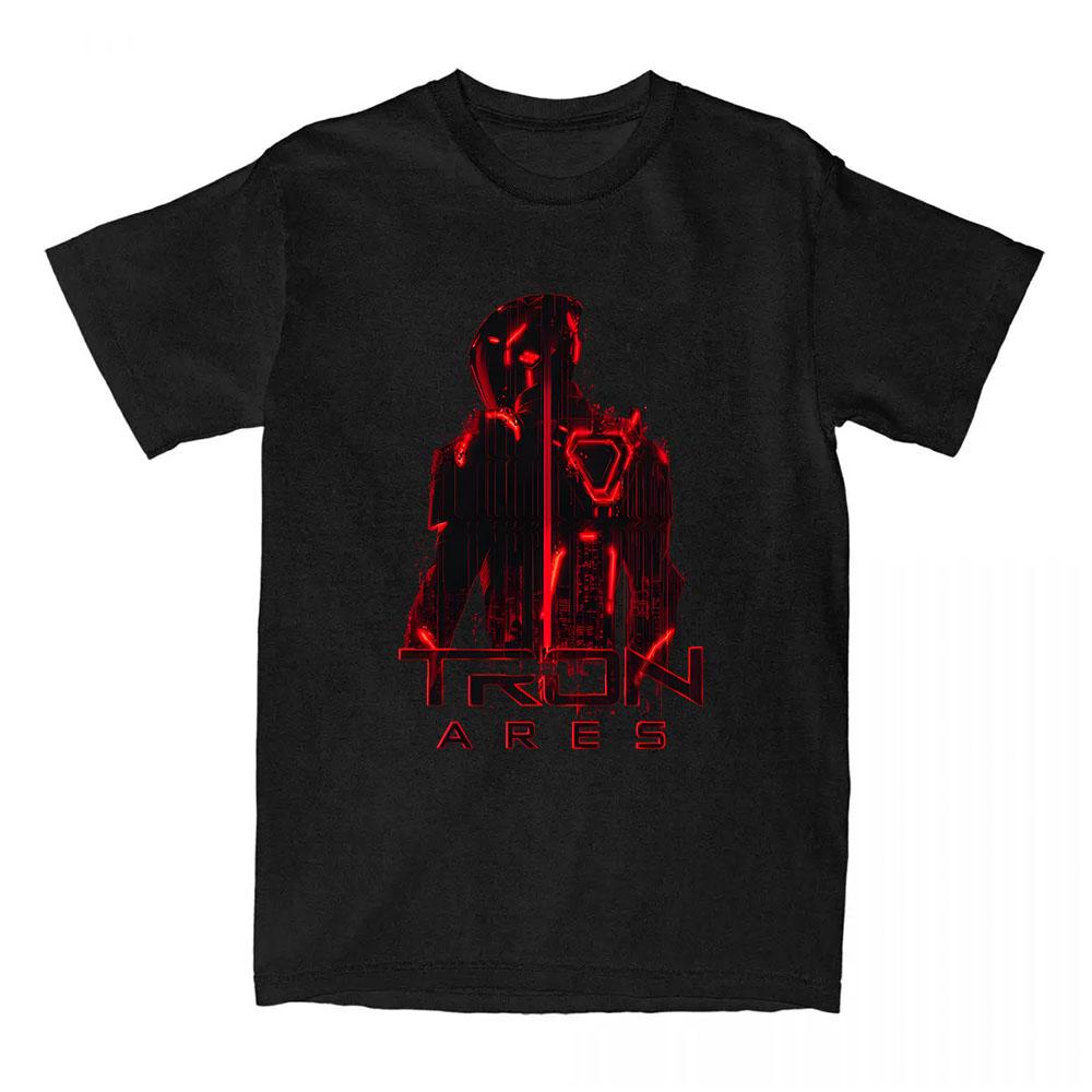 Film TRON Ares T-shirt Rockband Nine Inch Nails NIN T-shirts Bomull Lös Kortärmad Damkläder Streetwear Grafiska T-shirts