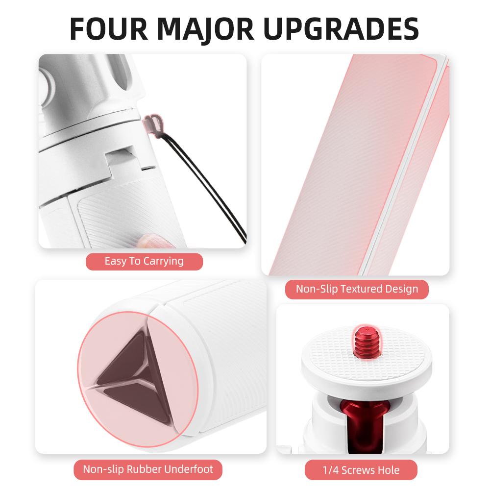 FLYMILE Universal Selfie Stick for GoPro Insta360 Action Cameras Tripod with Rotating Ball Head