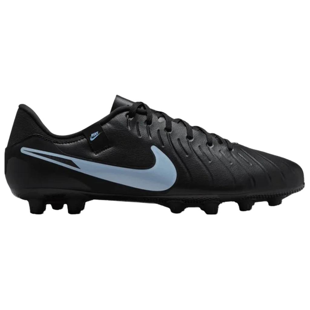 Nike Tiempo Legend 10 Academy Comfortable Versatile Football Shoes Unisex Football Shoes Black Blue DV4339-003