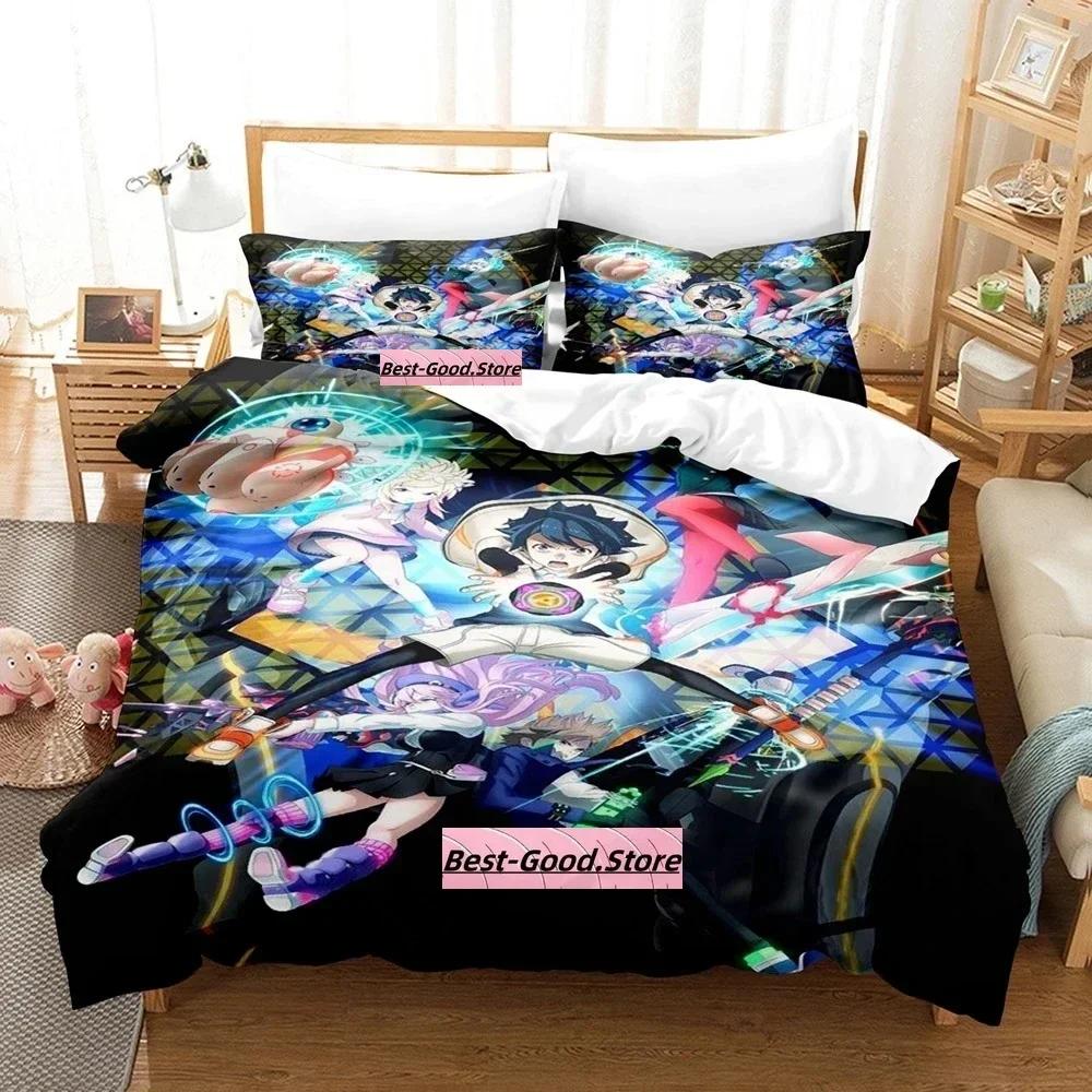 Kawaii BBKBRNK Bedding Set Single Twin Printed Bed Set With Pillowcase Bed Duvet Cover Soft Single Double Queen Super King Size