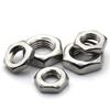 304 Stainless Steel Thin Hex Fine Thread Nuts Metric M4-M24