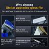 Vylepšený skleněný pilník Precision Washable File pro modely Gundam DIY odstraňování otřepů zrcadlové leštění malé rovné plochy brusný nástroj