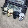Zinc Zinc Zinc Alloy Skull Skeleton Car Decal 3D Metal 3d Metal Skull Emblem Badge  Car Decoration