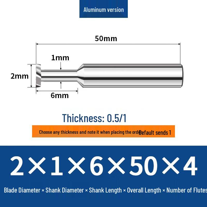 

Carbide Aluminum T-Slot Milling Cutter