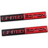 Cool Car Sticker Limited Edition Truck Emblem Upgrade Badge 3D Metal Auto Racing Sport Emblem for Truck Fender Rear Trunk Side Decal with Sharp