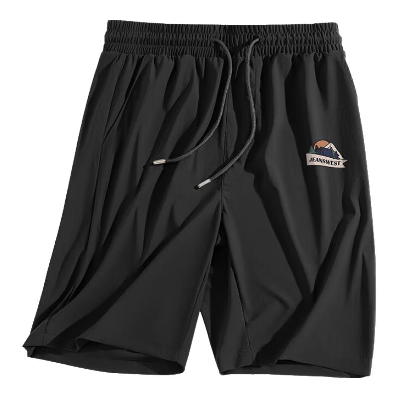Jeanswest Men's Ice Silk Quick-Dry Sports Shorts
