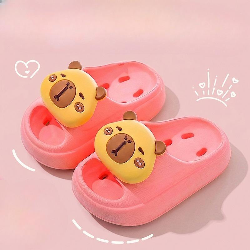 Cartoon Shoes, Flip-flops for Boys and Girls, Anti-slip, Suitable for Home Use, Water-proof