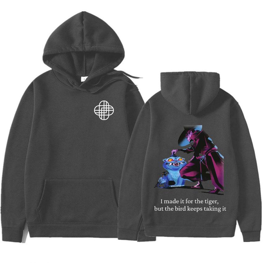 Saja Boys Kpop Chasseurs de Démons Imprimé Je l'ai fait pour le Tigre mais l'Oiseau continue de le prendre Pulls Sweat-shirts Vêtements Y2k