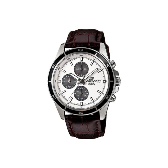 CASIO Men EDIFICE Silver Watch EFR-526L-7AV EFR-526L-7AV Brown Regular Watch Box