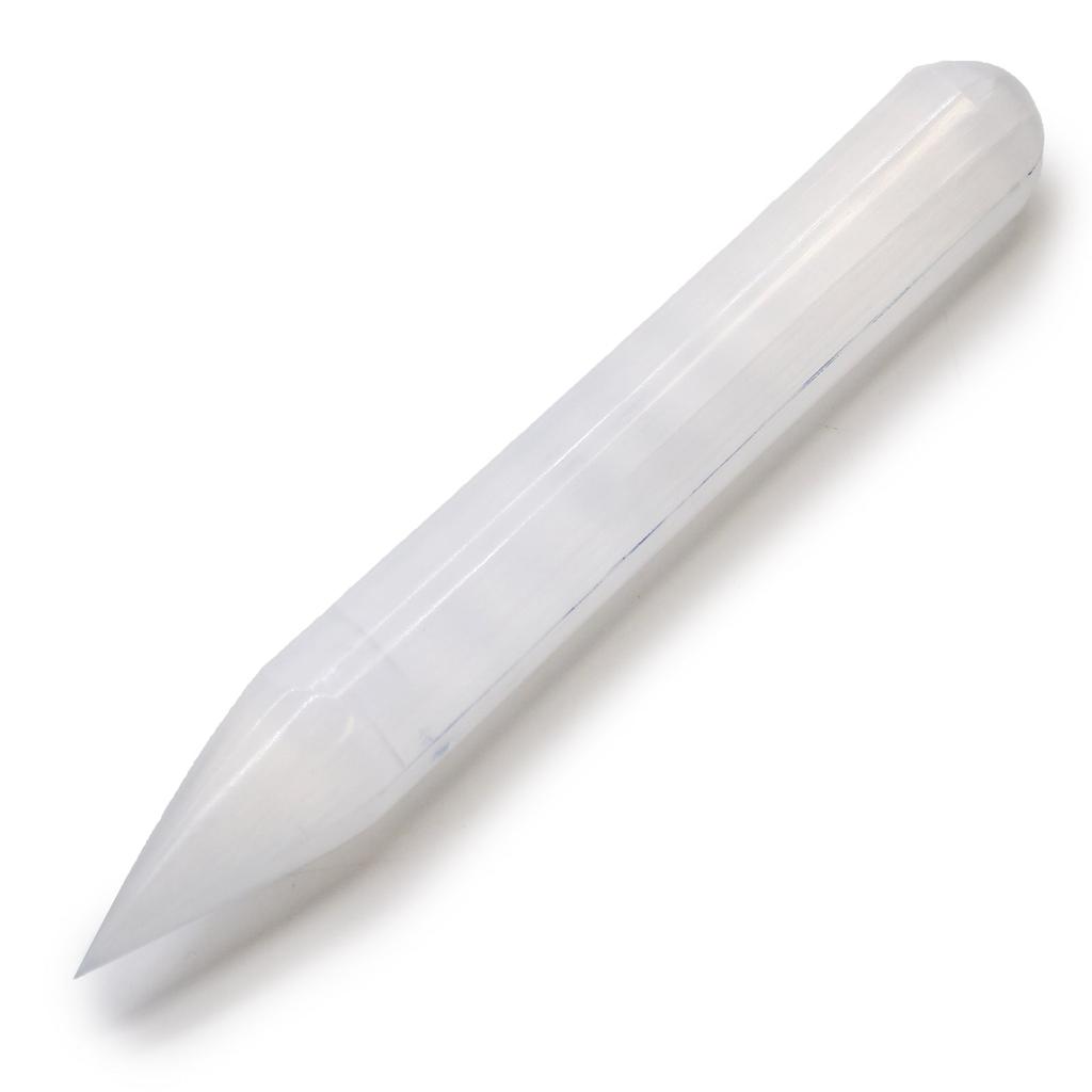 Selenite Crystal Wand 16 Cm Pointed One End