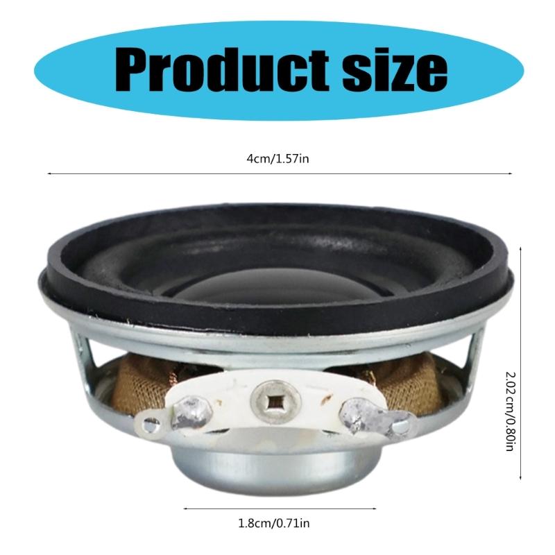 3W 40mm Speakers Diameter 4Ohm Internal Small Magnet Speakers Loudspeaker Set For Home Theater Loudspeaker 2PCS