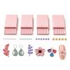 Small Clay Sphere Maker 4Pcs/Set Gel Ball Tools, Polymer Roller, 2mm 3mm 4mm 5mm Miniature Crafting Tools Shaper, Nail Art Bead Roller for 3D Flowers,