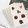 50PCS Retro Horror Skull Stickers for Motorcycle, Notebook, Luggage, Skateboard, and Water Cup - Waterproof Decals