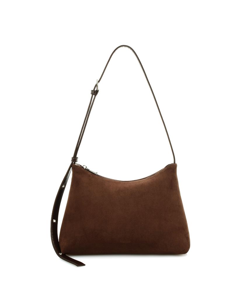Mclanee Rit Suede Shoulder And Crossbody Bag