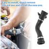 1 Pcs Radiator Hose for BMW 335i 2012-2015 for BMW 435i 2014-2016 Good Sealing Rubber Black Upper Coolant Water Hose