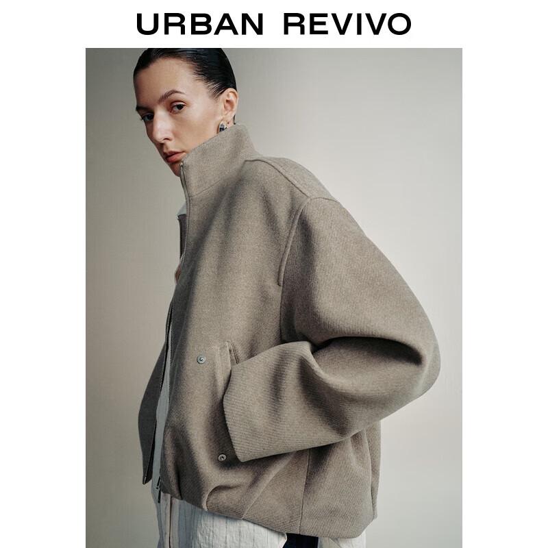

UR 2025 Autumn Women s Stand-Collar Zipper Jacket S