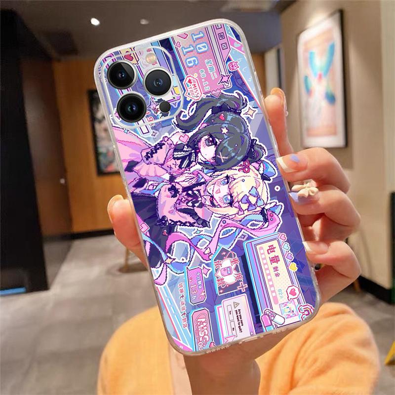 Needy Streamer Overload Kangel Transparent Case For iPhone 17 16 15 Promax Phone Case iPhone 14 13 Pro Plus Air Silicone