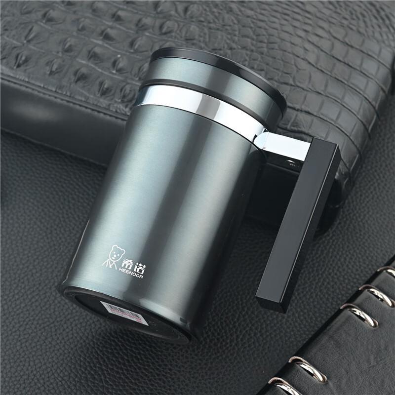 ZhiShi Insulated Double-Wall Glass Tea Mug