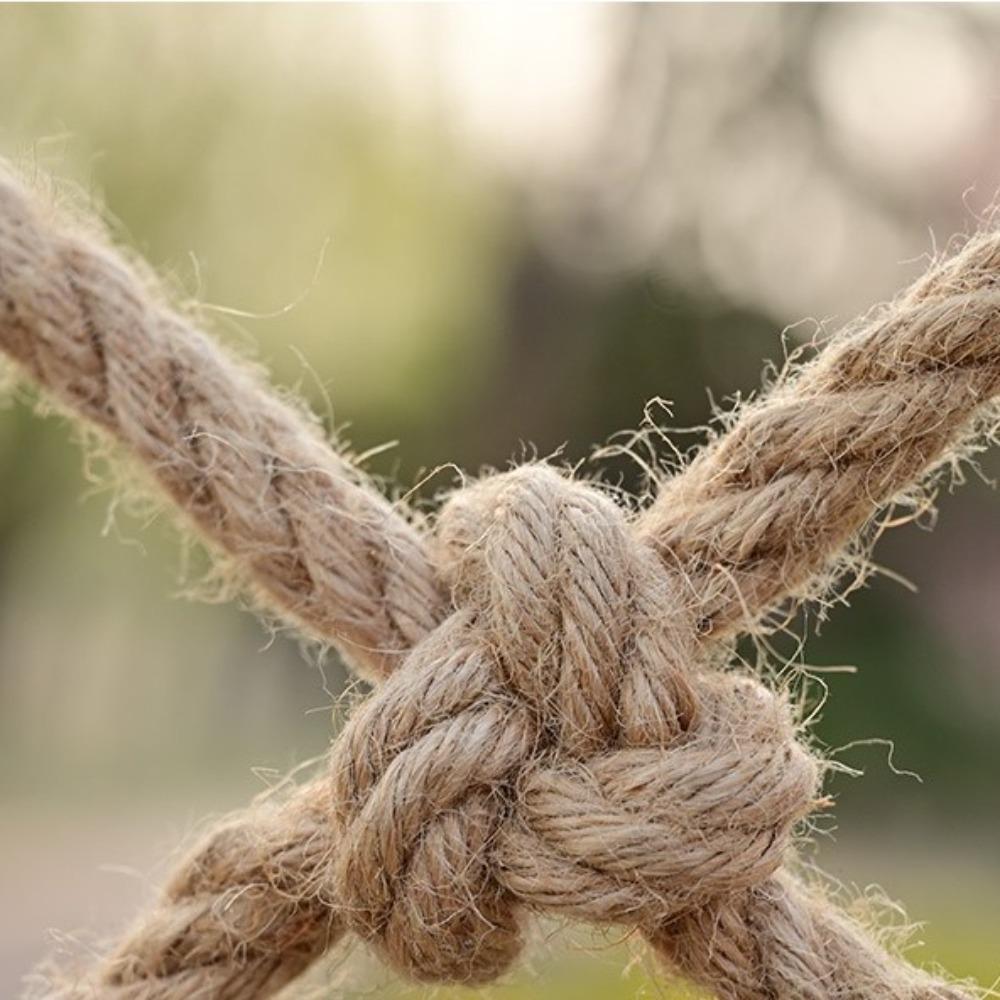 Hemp Rope Climbing Net Garden Balcony Nature Jute Rope Jute Twine Trellis Decorative Net DIY Craft Wall Decoration