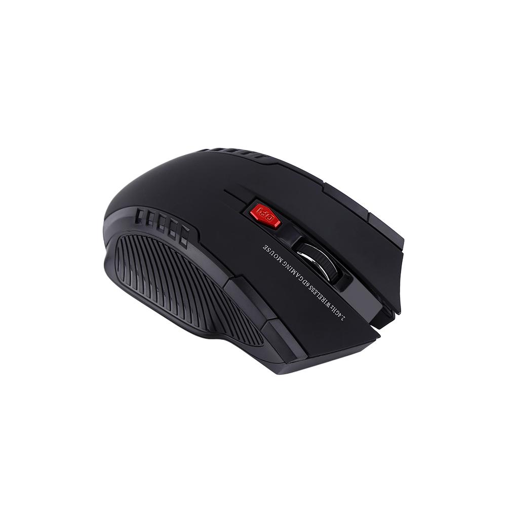 

2.4Ghz Mini Portable Wireless Optical Gaming Mouse Mice For PC Laptop чёрный
