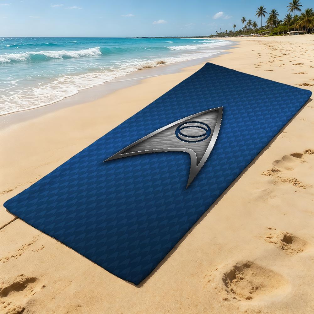 S-Star T-Trek Hot TV Towel For Outdoor Camping Beach Towel Super Absorbent Quick-Drying Summer Towel