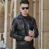 2023 Men's Plush Warm Leather Motorcycle Jacket - Autumn & Winter Korean Style