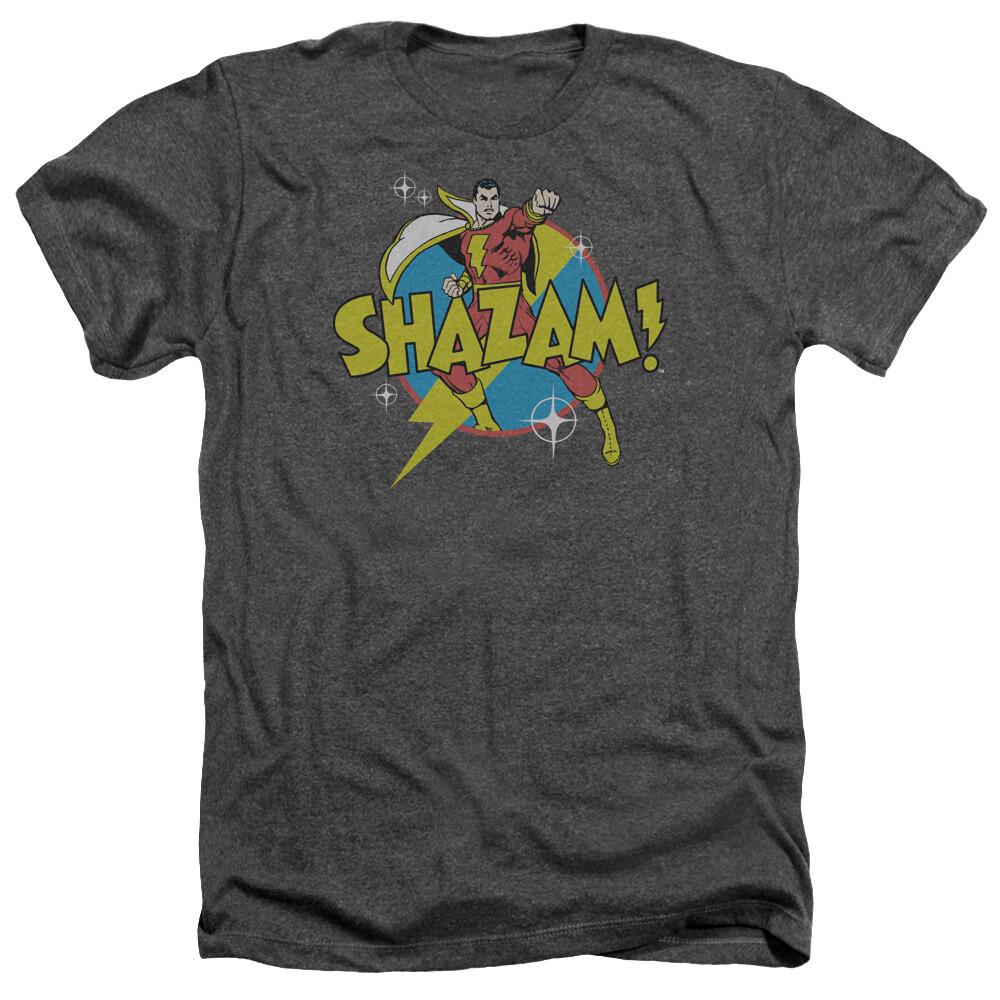 SHAZAM POWER BOLT Licensed Adult Men s Heather Tee Shirt SM-3XL Unisex T-Shirt XL