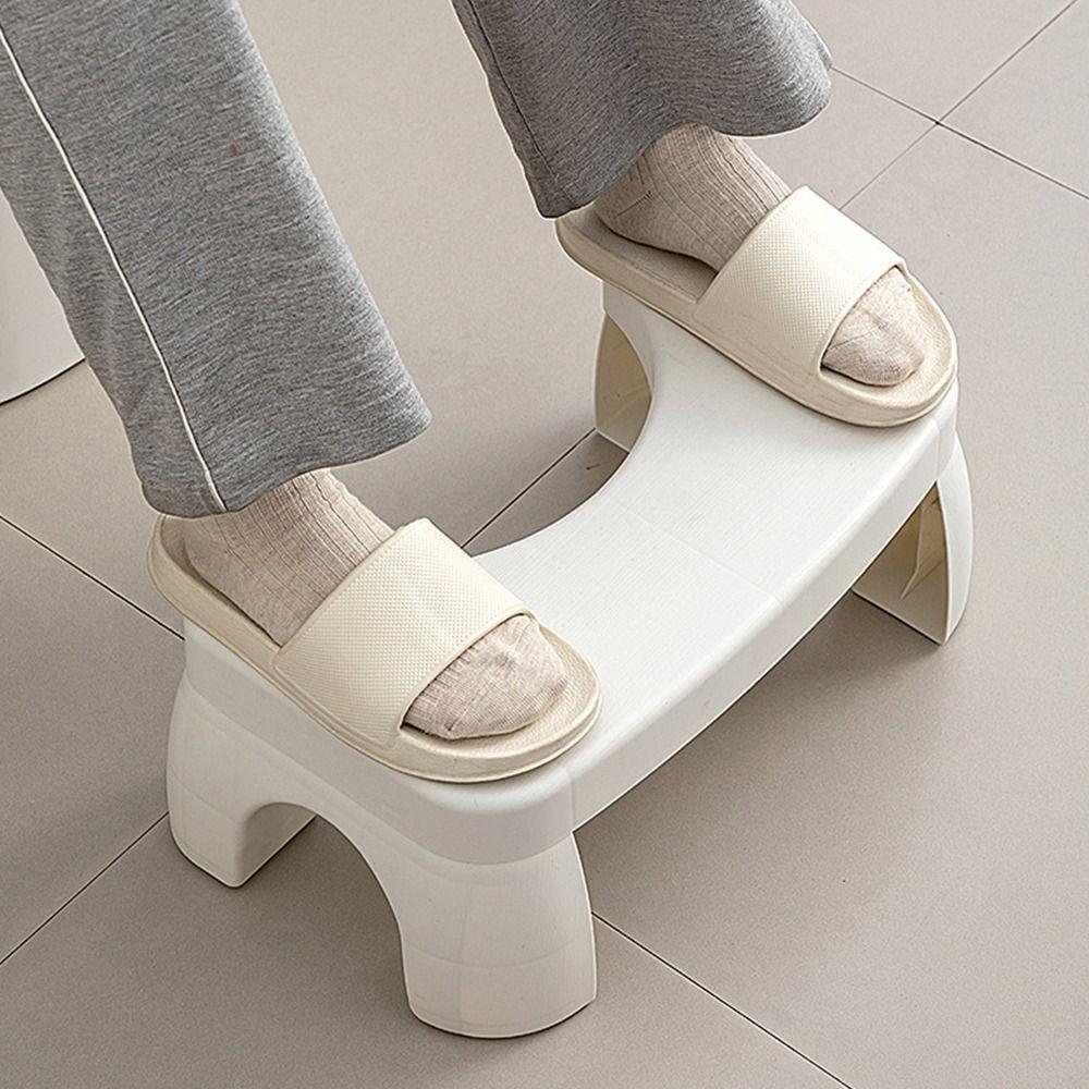 Footrest Toilet Seat Stool White Foot Stool High Quality Foot Resting Stool Bathroom
