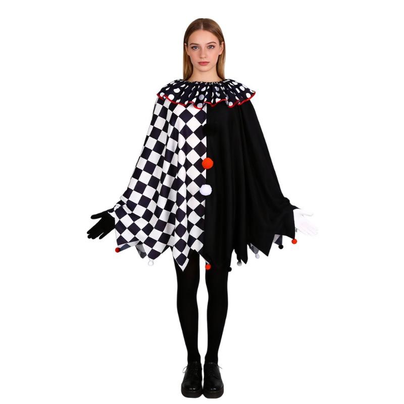 Halloween costume clown cosplay costume stage show costume cosA clown costume service