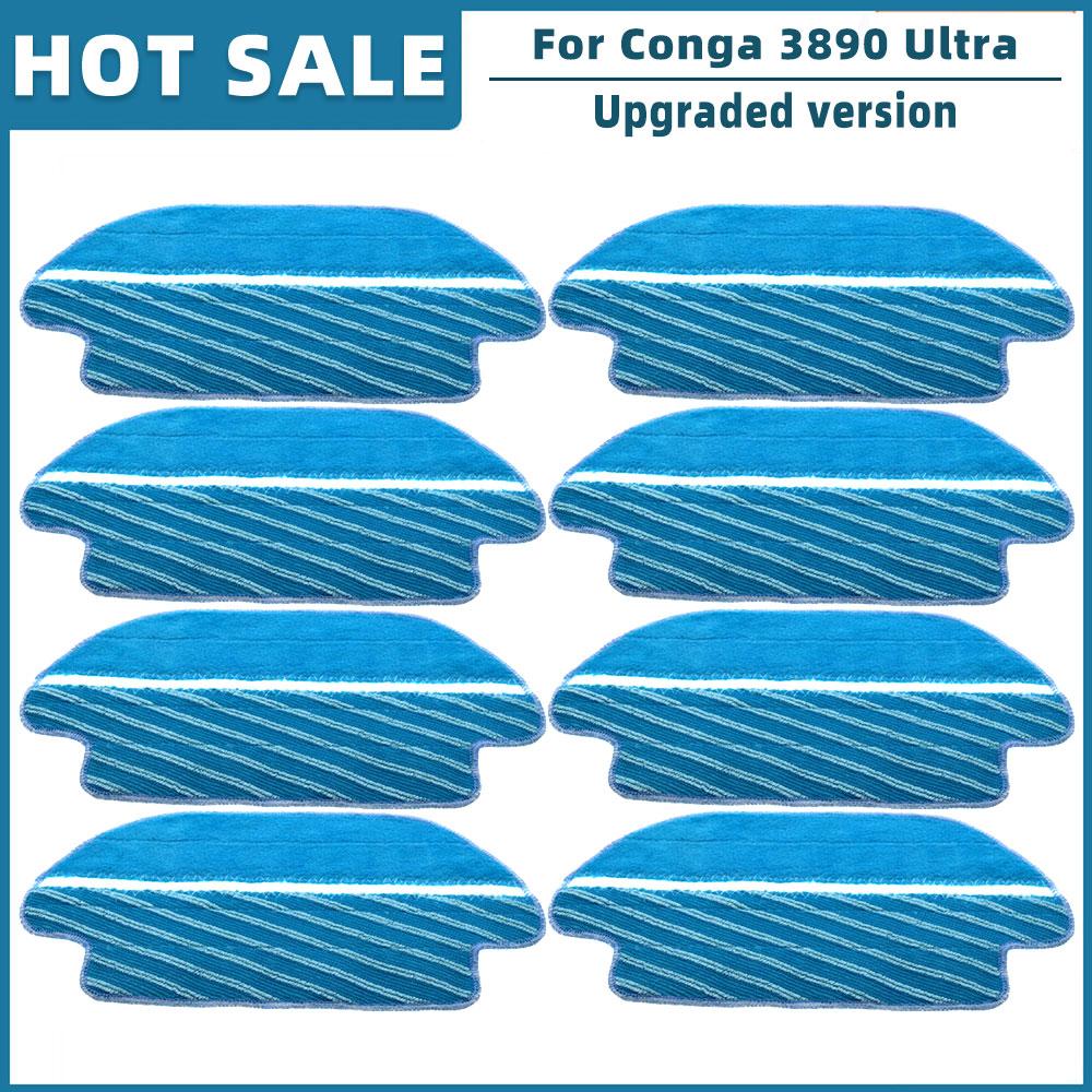 For Cecotec Conga 3890 Ultra Titanium Vital Robot Vacuum Spare Parts Accessories Main Side Brush Hepa Filter Mop Rag Brush Cover